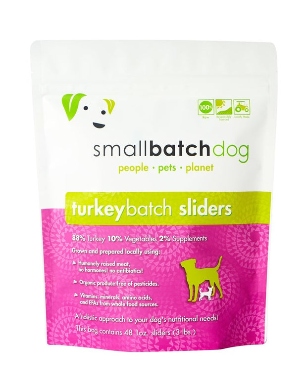 Small Batch Turkey Patties - Frozen Dog Food- Pick up or Local Delivery Only