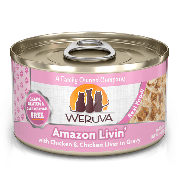 Weruva Amazon Livin' Chicken and Liver 5.5 Oz Cat Food