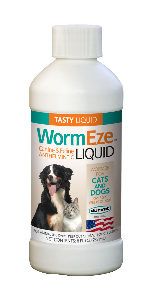 DURVET Wormeze Liquid Dewormer for Cats and Dogs