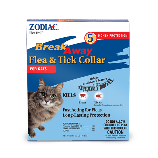 ZODIAC Breakaway Flea and Tick Collar for Cats