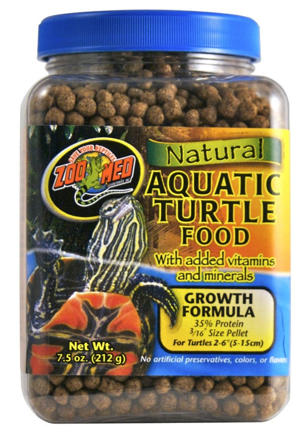 ZOO MED Natural Aquatic Turtle Food Growth Formula