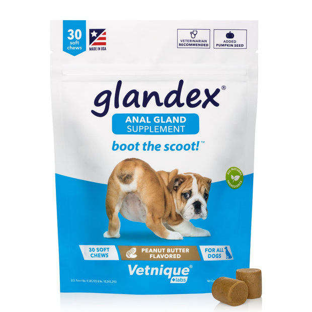 GLANDEX Anal Gland Soft Chew - Peanut Butter