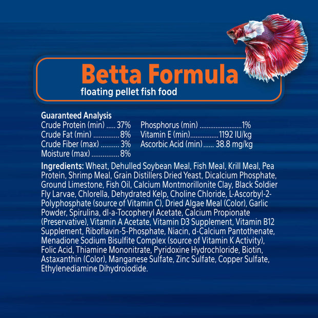 Aqueon Pro Betta Pellet Fish Food
