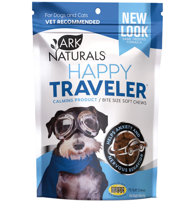 Ark Naturals Happy Traveler Soft Chew Dog Treats