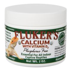 FLUKERS Calcium + Vitamin D3 Reptile Supplement - Phosphorus Free