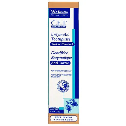 C.E.T. Enzymatic Toothpaste for Dogs and Cats 2.5 Oz- 70 GM