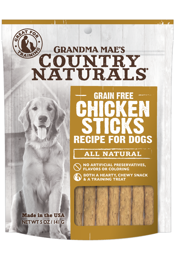 COUNTRY NATURALS Premium Grain Free Chicken Stick Dog Treats - 5 Oz