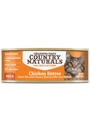 COUNTRY NATURALS Grain Free Chicken Pate (No Fish) Canned Cat Food-  For Cats + Kittens