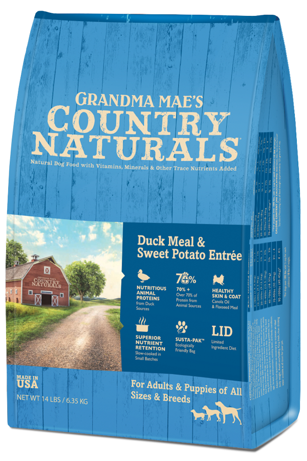 COUNTRY NATURALS Duck + Sweet Potato Limited Ingredient Dog Food