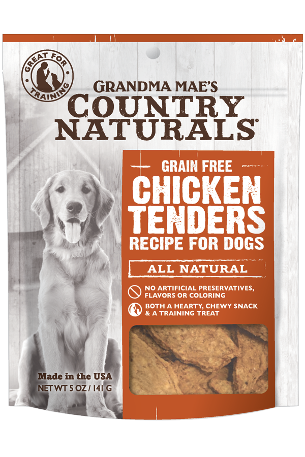 COUNTRY NATURALS Premium Grain Free Chicken Tenders Dog Treats - 5 Oz