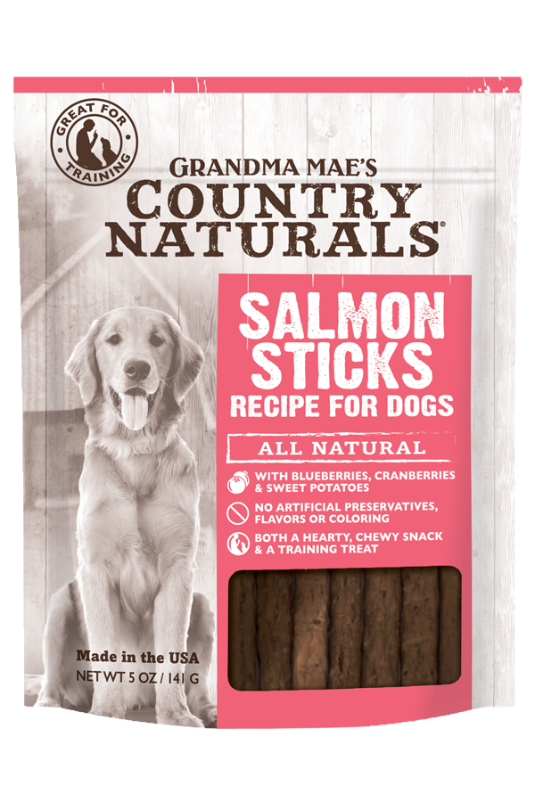 COUNTRY NATURALS All Natural Salmon Sticks Dog Treats - 5 Oz