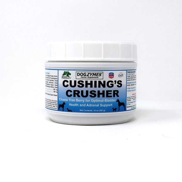 Natures Farmacy Dogzymes Cushings Crusher Contains Over 3000 mg of Holistic Ingredients Chaste Tree Berry Support for Cushing's and Addison's