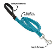 LupinePet Eco Dog Collar and Dog Leash - Tropical Sea- MADE IN THE USA