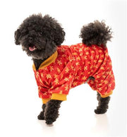 Fuzzyard Naughty Gingerbread Man Dog Pajamas