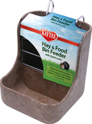 KAYTEE Hay- N-Food-Bin Feeder for Small Animals
