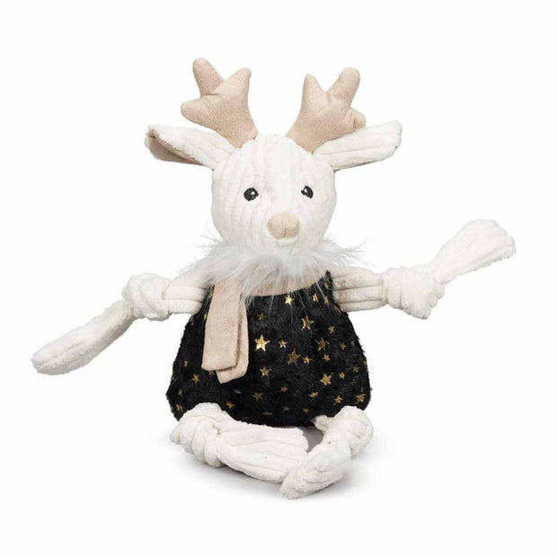 Hugglehounds Celebration Reindeer Dog Toy