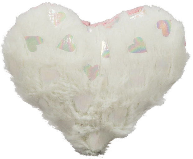 Hugglehounds Pearlescent Heart Dog Toy