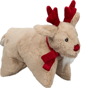 Hugglehounds Snuggles Reindeer Holiday Squooshie- Dog Toy