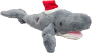 Hugglehounds Fluffer Knottie - Whale of a Santa- Dog Toy