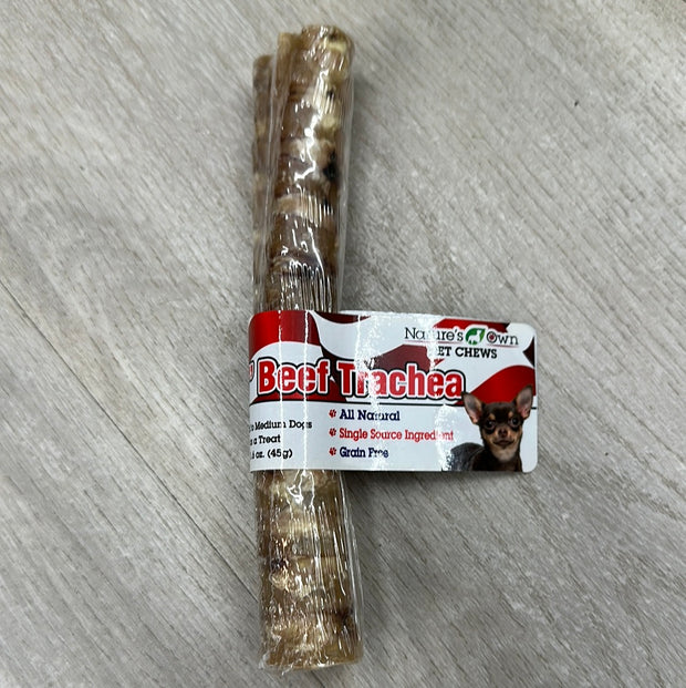 NATURES OWN U.S.A Beef Trachea All Natural Dog Chew- Medium