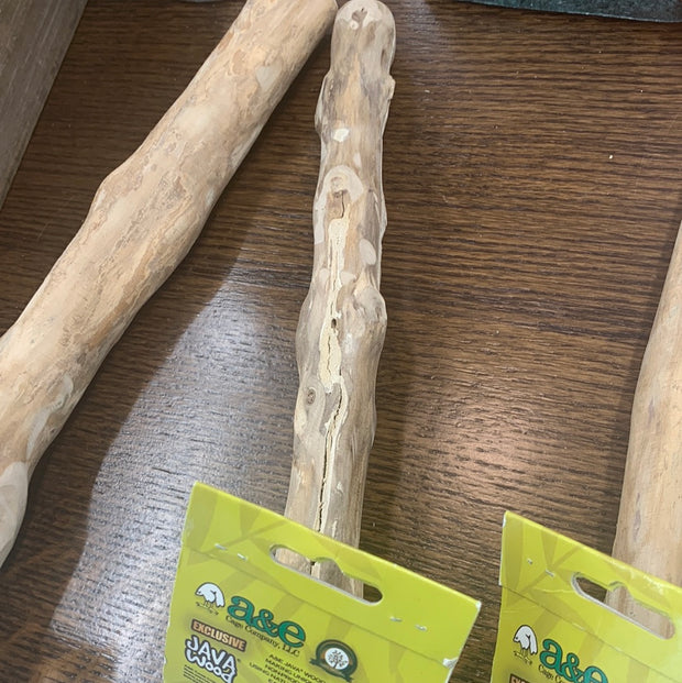 A&E Java Wood Straight Perch