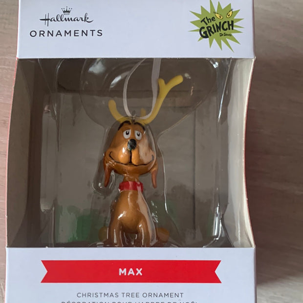 Hallmark Ornament- Grinch & Max