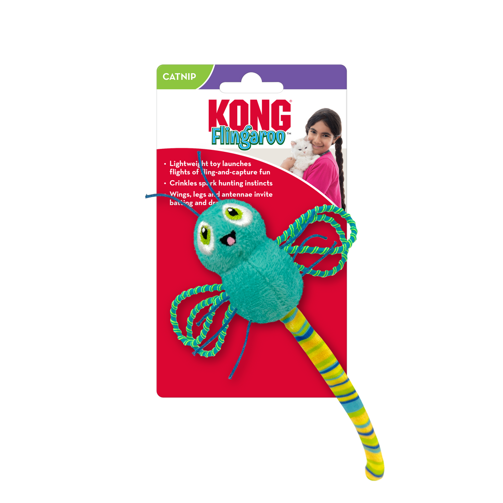 Kong Flingaroo Dragonfly Cat Toy