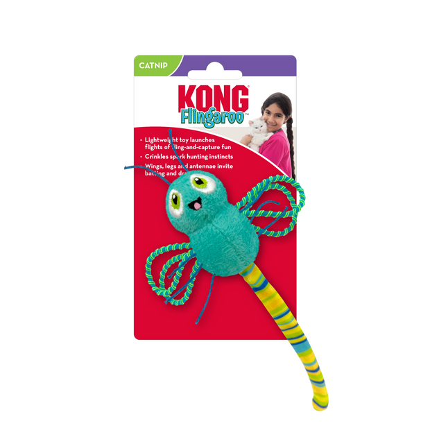 KONG Flingaroo Dragonfly Cat Toy