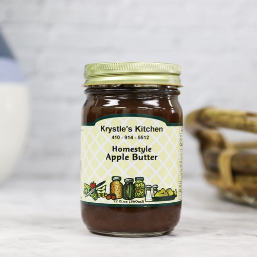 Country Store- Krystle's Kitchen  Homestyle Apple Butter- 12 Oz
