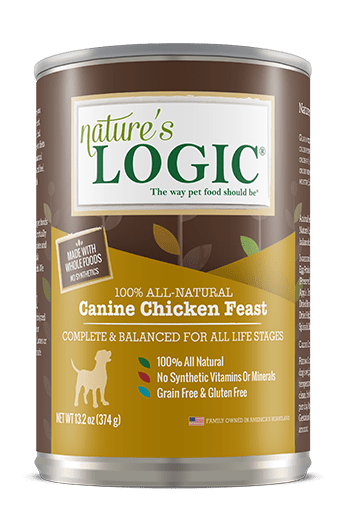 Nature's Logic- Canine Chicken Feast Dog Food- 13.2 oz