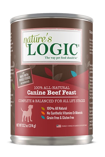 Nature's Logic- Canine Beef Feast Dog Food- 13.2 oz