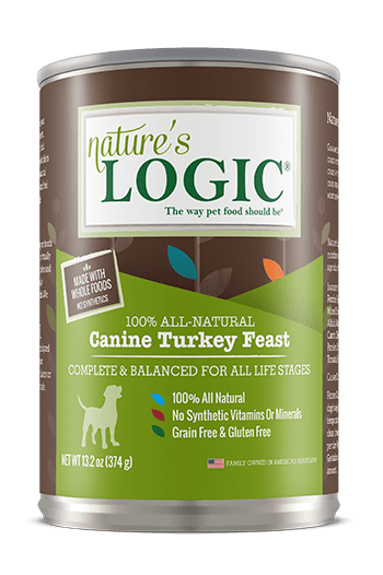 Nature's Logic- Canine Turkey Feast Dog Food- 13.2 oz