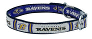 NFL Baltimore Ravens Premium Reversible Dog Collars