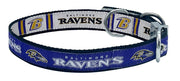 NFL Baltimore Ravens Premium Reversible Dog Collars