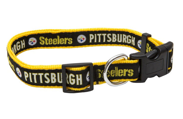 NFL Pittsburgh Steelers Dog Collars and Leashes