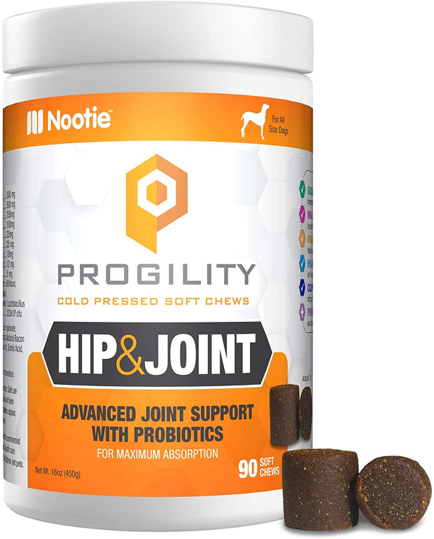 Progility Hip & Joint Soft Chew Dog Supplement - Veterinarian Formulated