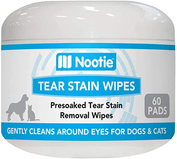 Nootie Tear Stains Wipes for Dogs & Cats