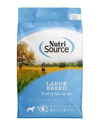 NUTRI SOURCE Adult Large Breed Trout and Rice Dog Food