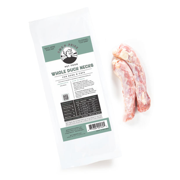 Oma's Pride Whole Duck Necks- 6 Pack Frozen-  Pick up or Local Delivery Only