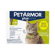 PetArmor Plus Flea + Tick Prevention- 3 Month - Cats