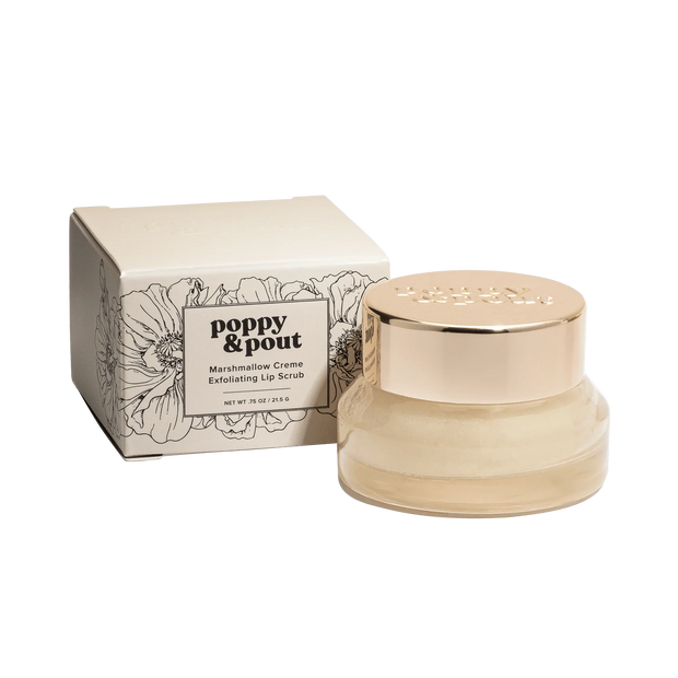 Poppy & Pout Marshmallow Creme Exfoliating Lip Scrub