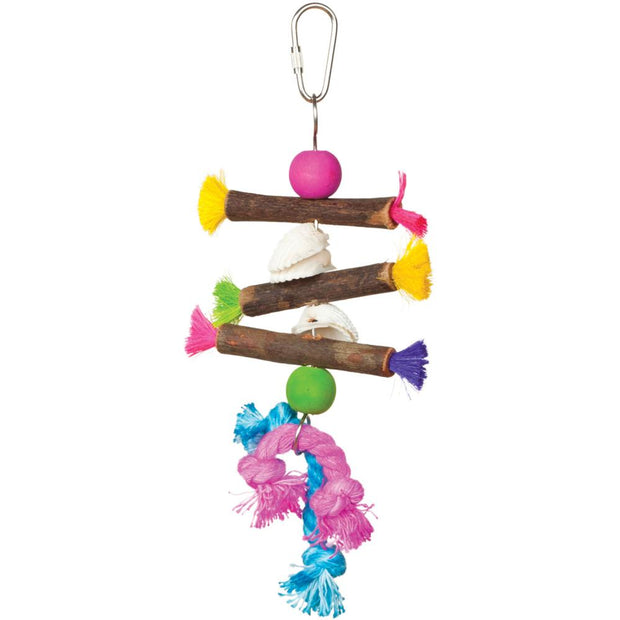 PREVUE Playfuls Shells & Sticks Bird Toy