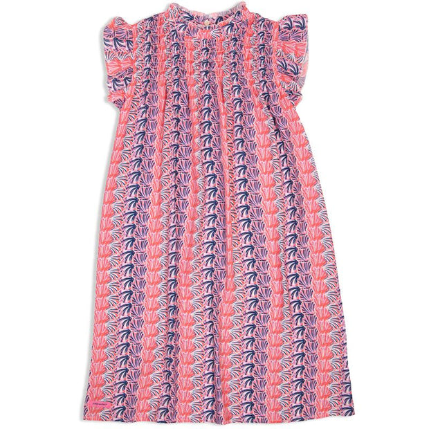 Simply Southern Smock Dress- Scallop Youth - CLEARANCE