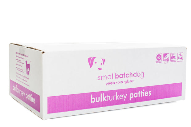 Small Batch Turkey Patties - Frozen Dog Food- Pick up or Local Delivery Only
