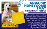 SodaPup Emat Honey Enrichment Lick Mat for Dogs