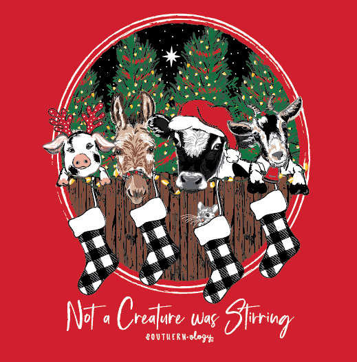 Southernology Not a Creature Was Stirring Unisex Short Sleeve Comfort Tee