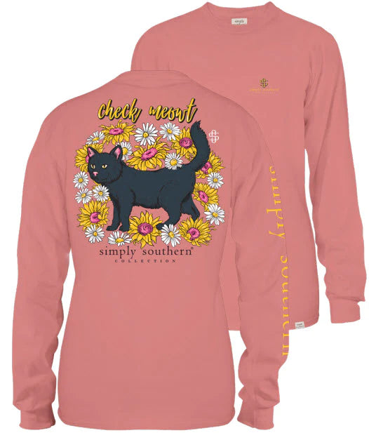 Simply Southern Cat Rouge Long Sleeve Shirt