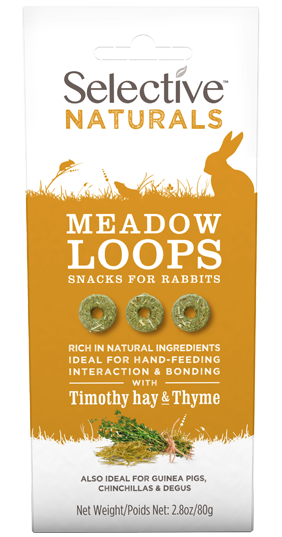 SUPREME Selective Naturals Meadow Loops for Rabbits - 2.8 oz