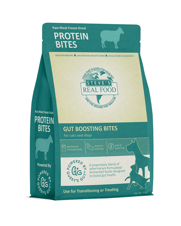 STEVES REAL FOOD Lamb Protein Bites- Freeze Dried Dog and Cat Treats