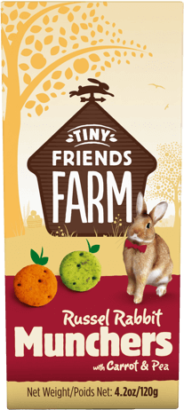 SUPREME Tiny Friends Farm Russel Rabbit Munchers - 4.2 oz